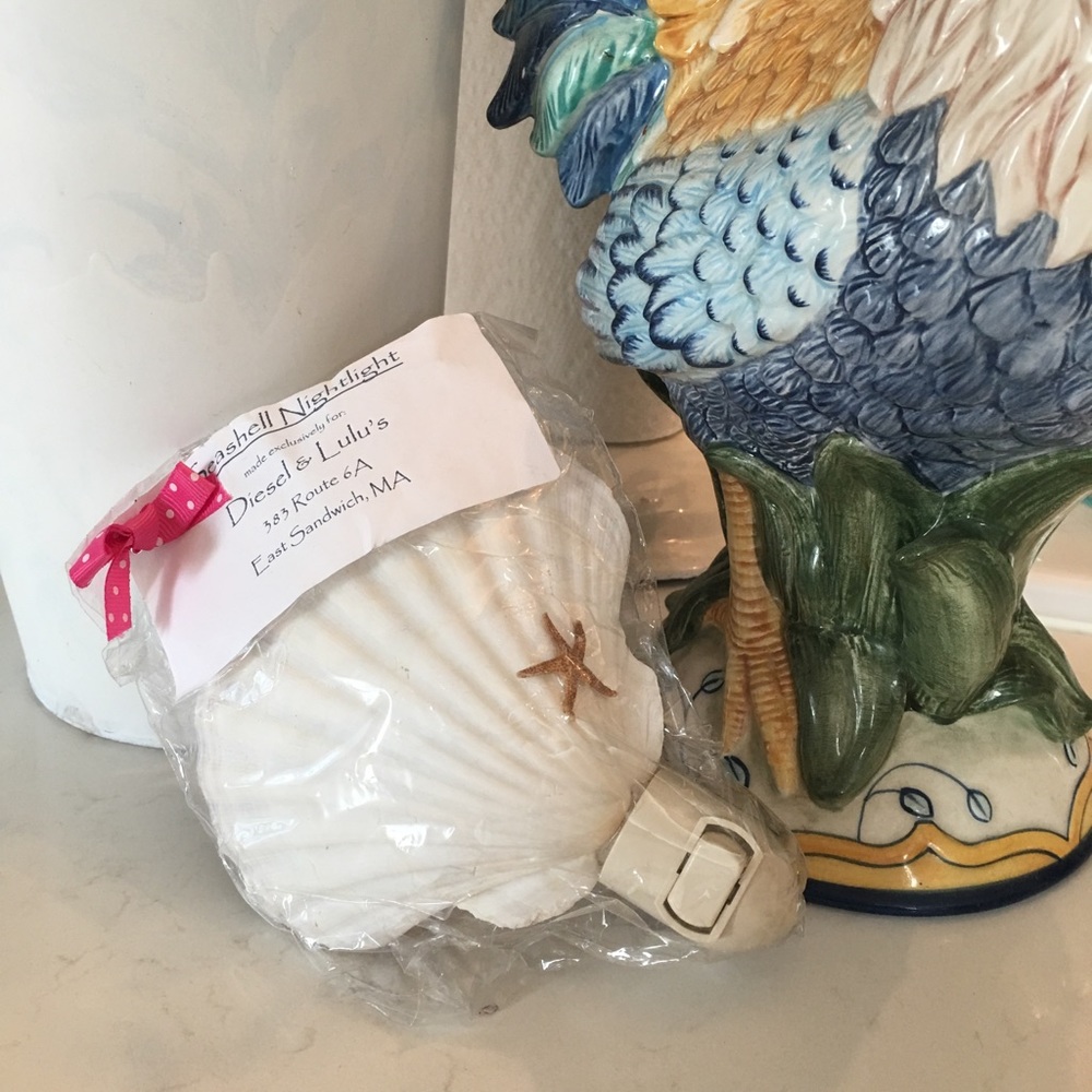 Scallop shell, Adorable nightlight!